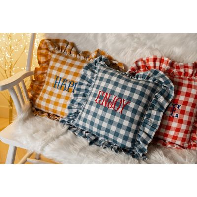 ☆ギンガムチェッククッション LOVEレッド | BITOSSI HOME