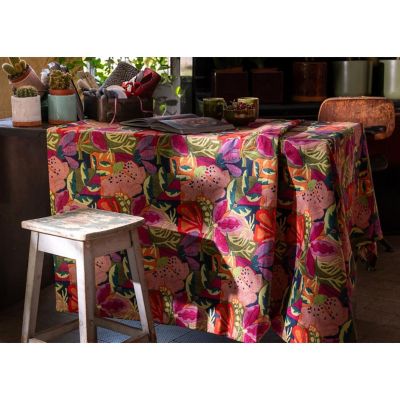 テッシトゥーラ トスカーナ テレリーエ テーブルランナー ☆クリスマスリネンコットンテーブルランナー 〈ハンドオン