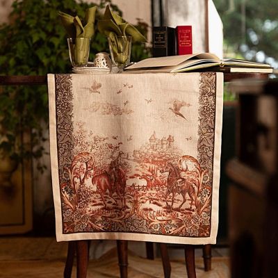 ＜Tessitura Toscana Telerie＞★リネンテーブルランナー　コテージ