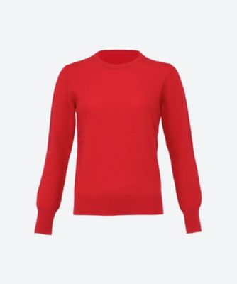 新品　ARCHIVIO レッド カシミヤニットセーター undo-rowa_wl02875