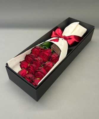 バラの花束 12本（BOX入り） | 第一園芸/ダイイチエンゲイ | 三越