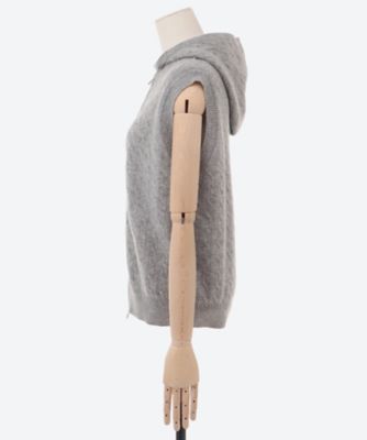 PLATINE 【新品】カシミア100%ニット フード付 miniministore フード付き ニットトップス レディース【在庫限り