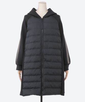 【SALE】noa-ge(Women/大きいサイズ)/ノアジェ 中わた段ボールニットコート(クローバー) ネービーブルー コート・ジャケット【三越伊勢丹/公式】