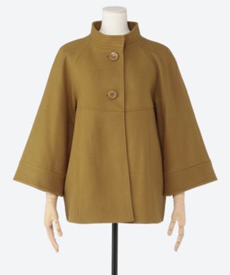 【SALE】noa-ge(Women/大きいサイズ)/ノアジェ ウール調フエルトジャケット(クローバー) イエローケイ1 コート・ジャケット【三越伊勢丹/公式】