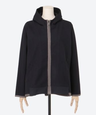 【SALE】noa-ge(Women/大きいサイズ)/ノアジェ ウール調フエルトジャケット(クローバー) ネービーブルー アウター【三越伊勢丹/公式】