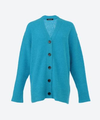 M＆kyoko アルパカ モヘヤ混 グリーン ミックス ニット カーディガン M＆kyoko アルパカ モヘヤ混 グリーン ミックス ニット