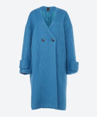 モヘアVネックコート | LUNA＆CO/ルナアンドコー | 三越伊勢丹