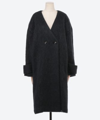 モヘアVネックコート | LUNA＆CO/ルナアンドコー | 三越伊勢丹