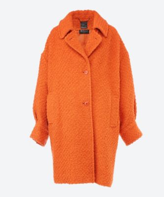   オレンジ ウールコート ループウールコート | LUNA＆CO/ルナアンドコー | 三越伊勢丹