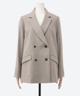 【SALE】TROIS DEUX UN(Women/大きいサイズ)/トロワ ドゥ アン ジャケット(クローバー) ベージュ コート・ジャケット【三越伊勢丹/公式】