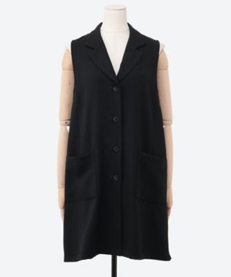 【SALE】TROIS DEUX UN(Women/大きいサイズ)/トロワ ドゥ アン テーラードベスト(クローバー) クロ アウター【三越伊勢丹/公式】