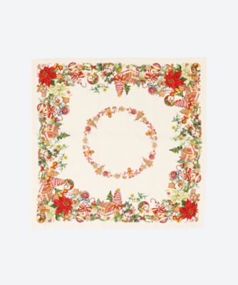＜Tessitura Toscana Telerie＞★クリスマスリネンマルチクロス　〈マルツァペペ〉
