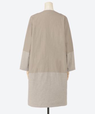 ★中わたバイカラーコート（クローバー）