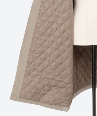 ★中わたバイカラーコート（クローバー）