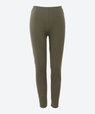 【SALE】QUINTY (Women/大きいサイズ)/クインティ 裏起毛ストレッチレギンスパンツ(クローバー) カーキ パンツ・ズボン【三越伊勢丹/公式】