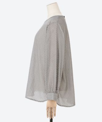 ☆ダブルラッセルエアリーブラウス（クローバー） | QUINTY (Women