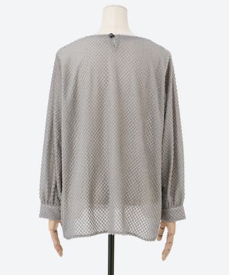 ☆ダブルラッセルエアリーブラウス（クローバー） | QUINTY (Women