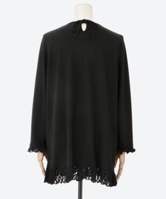 45rpm　近年モデル　ギマツイード　和柄　インディゴ　ブラウス　サイズ38 45Rラピスプリントのブラウス（インディゴ）: WOMEN｜45R