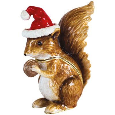 ＜Craycombe TRINKETS＞★クリスマストリンケットボックス「アカリス」