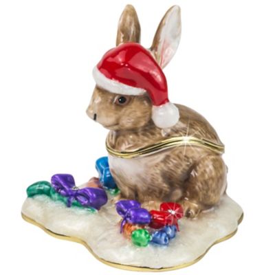 ＜Craycombe TRINKETS＞★クリスマストリンケットボックス「バニー＆キャロット」