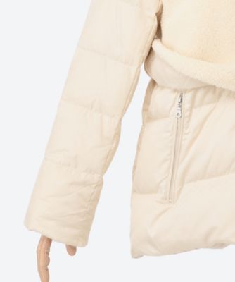 ボア使いタフタダウンコート | noa-ge/ノアジェ | 三越伊勢丹