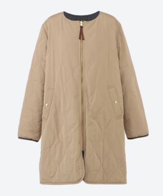 ＜noa-ge＞中わたキルトリバーシブルコート