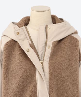 ボア使い中綿コート | noa-ge/ノアジェ | 三越伊勢丹オンライン