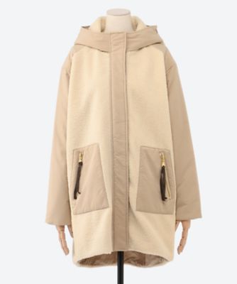 ☆ボア使い中綿コート | noa-ge/ノアジェ | 三越伊勢丹