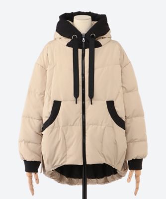 配色使いダウンコート | noa-ge/ノアジェ | 三越伊勢丹