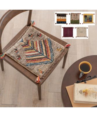 ★ペルシャ手織りギャッベ　チェアサイズ　２４