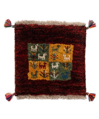 【SALE】三越伊勢丹オンラインストア ペルシャ手織りギャッベ チェアサイズ 24（2）MS14442 ラグ【三越伊勢丹/公式】