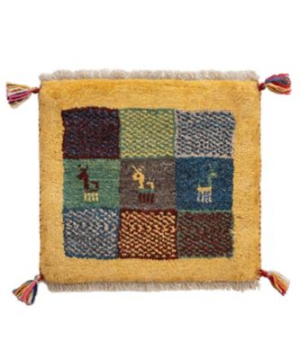 【SALE】三越伊勢丹オンラインストア ペルシャ手織りギャッベ チェアサイズ 24（6）MS14547 ラグ【三越伊勢丹/公式】