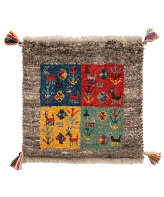 【SALE】三越伊勢丹オンラインストア ペルシャ手織りギャッベ チェアサイズ 24（7）MS14511 ラグ【三越伊勢丹/公式】