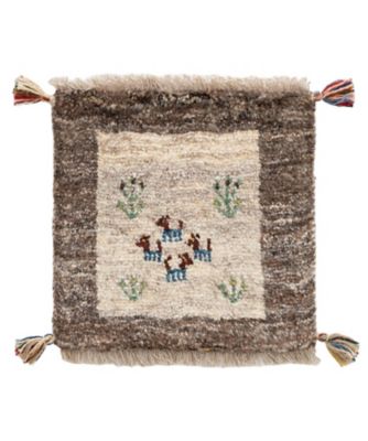 【SALE】三越伊勢丹オンラインストア ペルシャ手織りギャッベ チェアサイズ 24（9）MS14535 ラグ【三越伊勢丹/公式】