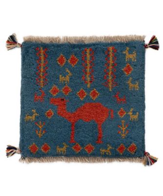 【SALE】三越伊勢丹オンラインストア ペルシャ手織りギャッベ チェアサイズ 25（1）MS14462 ラグ【三越伊勢丹/公式】