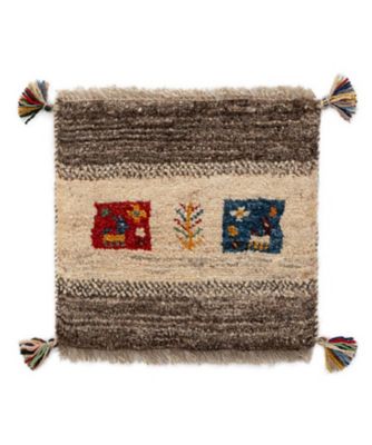 【SALE】三越伊勢丹オンラインストア ペルシャ手織りギャッベ チェアサイズ 25（2）MS14447 ラグ【三越伊勢丹/公式】