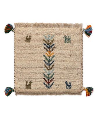 【SALE】三越伊勢丹オンラインストア ペルシャ手織りギャッベ チェアサイズ 25（4）MS14450 ラグ【三越伊勢丹/公式】