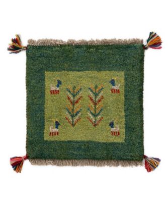 【SALE】三越伊勢丹オンラインストア ペルシャ手織りギャッベ チェアサイズ 25（5）MS14485 ラグ【三越伊勢丹/公式】