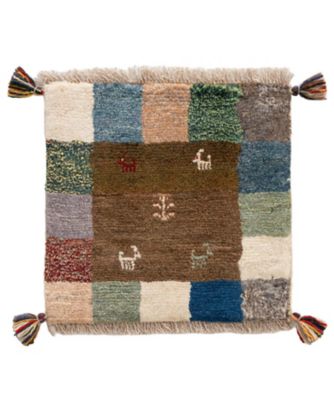 【SALE】三越伊勢丹オンラインストア ペルシャ手織りギャッベ チェアサイズ 25（6）MS14537 ラグ【三越伊勢丹/公式】