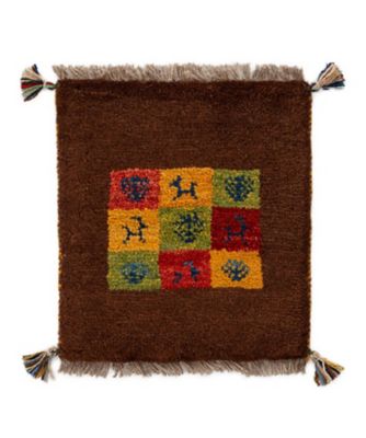 【SALE】三越伊勢丹オンラインストア ペルシャ手織りギャッベ チェアサイズ 25（7）MS14469 ラグ【三越伊勢丹/公式】