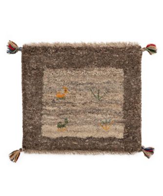 【SALE】三越伊勢丹オンラインストア ペルシャ手織りギャッベ チェアサイズ 25（9）MS14572 ラグ【三越伊勢丹/公式】