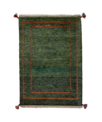 【SALE】三越伊勢丹オンラインストア ペルシャ手織りリーズバフトギャッベ 玄関マットMサイズ 7（4）G1331 ラグ【三越伊勢丹/公式】