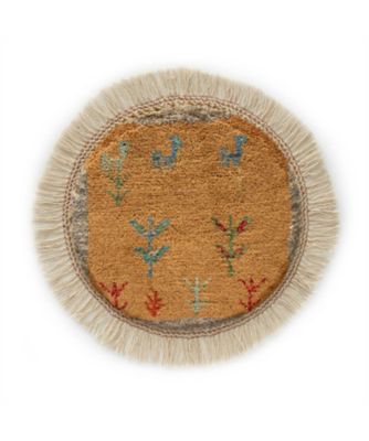 【SALE】三越伊勢丹オンラインストア ペルシャ手織りギャッベ 丸形 10（2）MSR12314 ラグ【三越伊勢丹/公式】