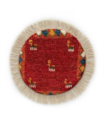 【SALE】三越伊勢丹オンラインストア ペルシャ手織りギャッベ 丸形 10（3）MSR12325 ラグ【三越伊勢丹/公式】