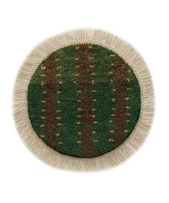 【SALE】三越伊勢丹オンラインストア ペルシャ手織りギャッベ 丸形 10（5）MSR12374 ラグ【三越伊勢丹/公式】