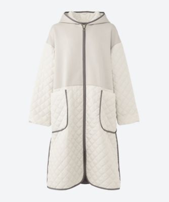 【新品】三越購入　ダウン　ロングコート　Lサイズ ロングダウンコート【Leilian WHITE LABEL