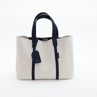 予約販売】ツイードxデニム巾着 | Charmant Sac/シャルマントサック