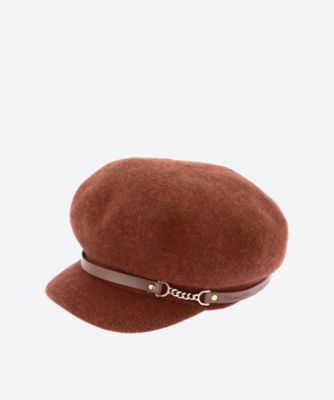 Chapeau d′ O (Women)/シャポー ド オー RaBasque Bit Casquette 254060204 BROWN 帽子【三越伊勢丹/公式】