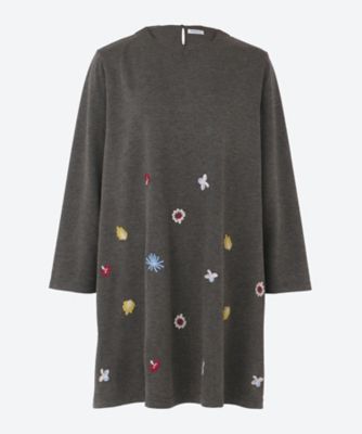 ＜MAMA FACTORY (Women)＞★刺繍チュニック　ＴＣＢ―５７１３―ＹＯ