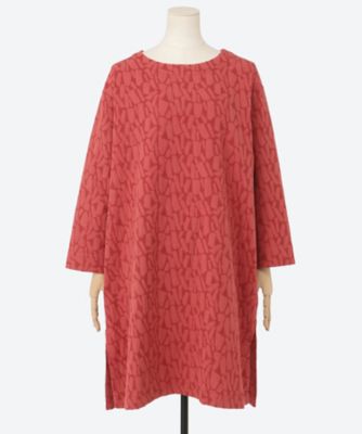 ★ジャガード織綿麻チュニック　ＴＣＯ―５７１０―ＬＣ